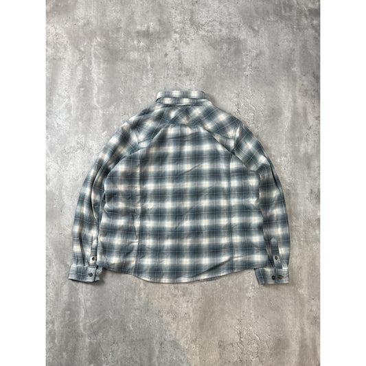 Vintage Womens Carhartt Workwear Plaid Long Sleeve Workwear Button Up Shirt 2XL