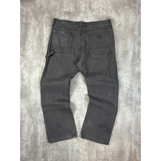 Vintage Dickies Canvas Workwear Carpenter Pants Size 40 Gray