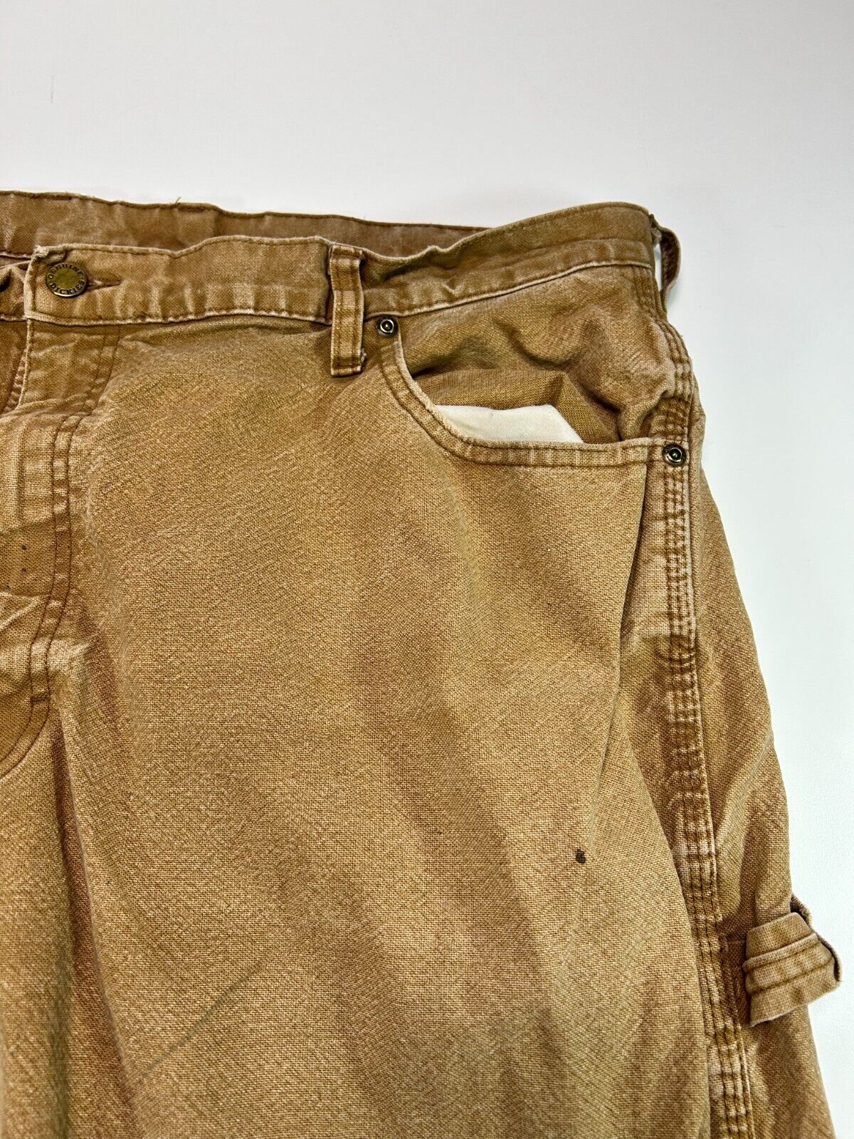 Vintage Dickies Canvas Workwear Carpenter Pants Size 40W Beige
