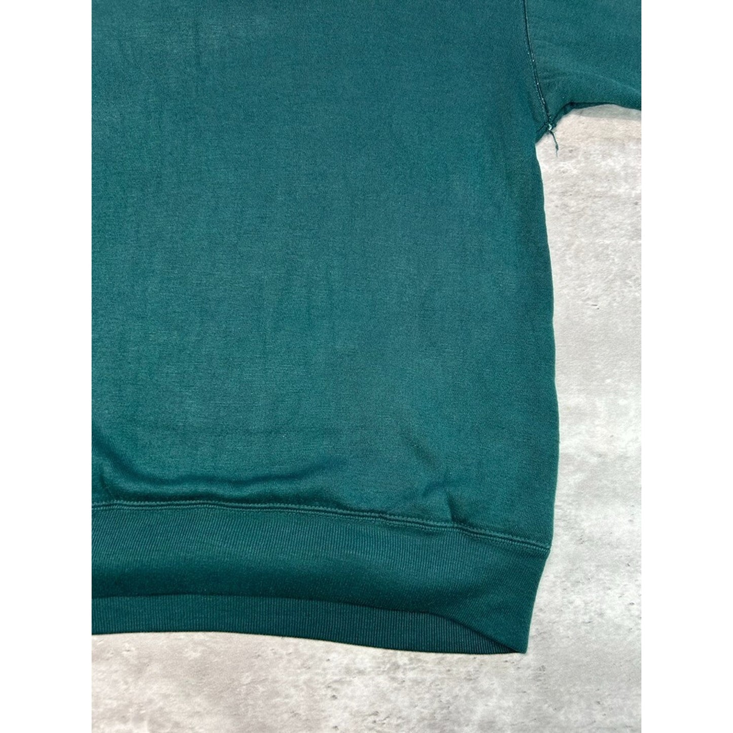 Vintage Coleman Outdoors Blank 1/4 Button Pullover Hooded Sweatshirt Size Large