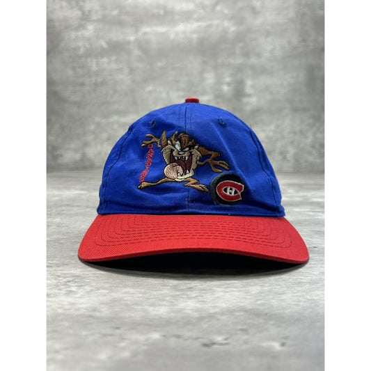 Vintage 1996 Montreal Canadiens NHL Looney Tunes Taz Snapback Hat OSFA