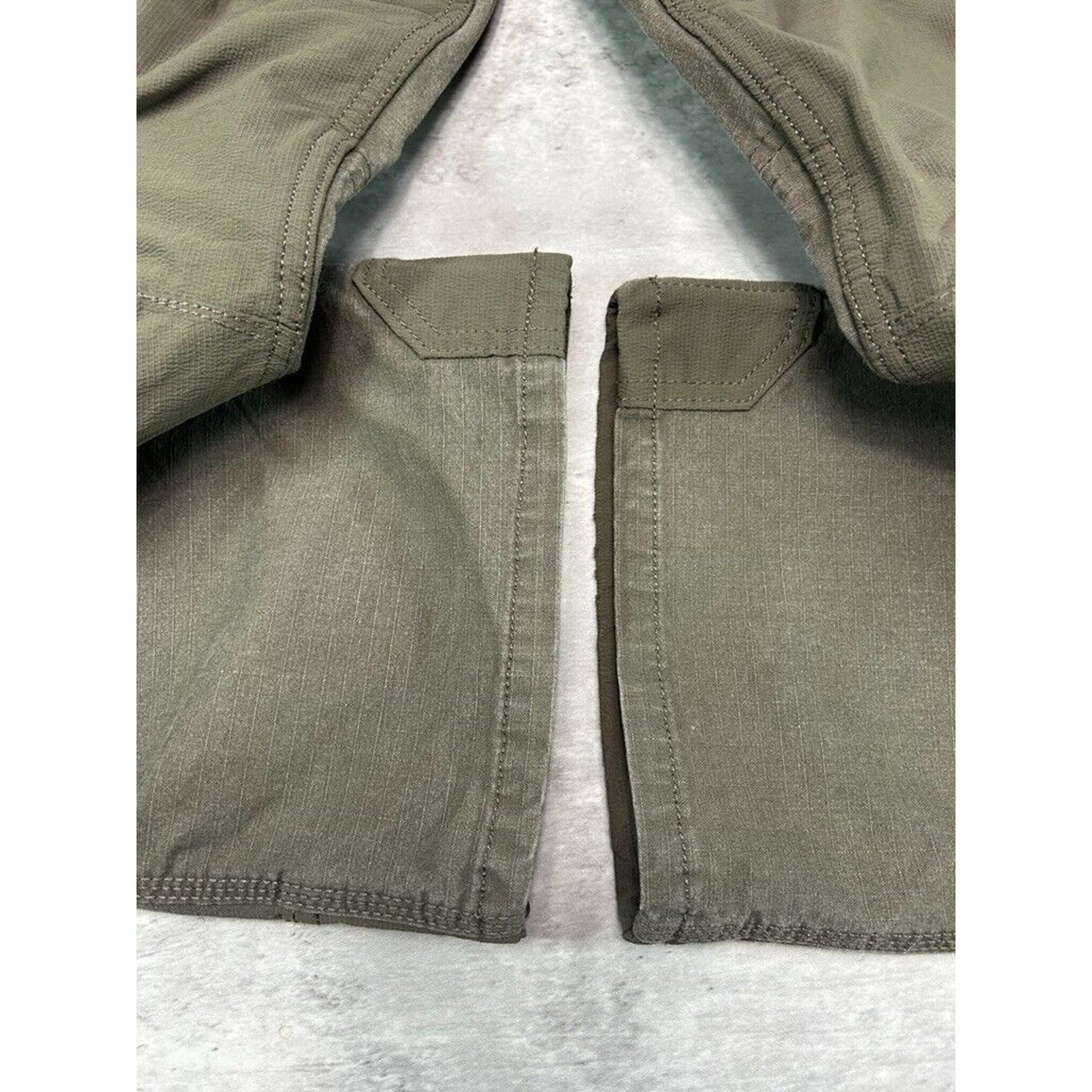 Carhartt Ripstop Work Wear Nylon Double Knee Carpenter Pants Size 39 Brown