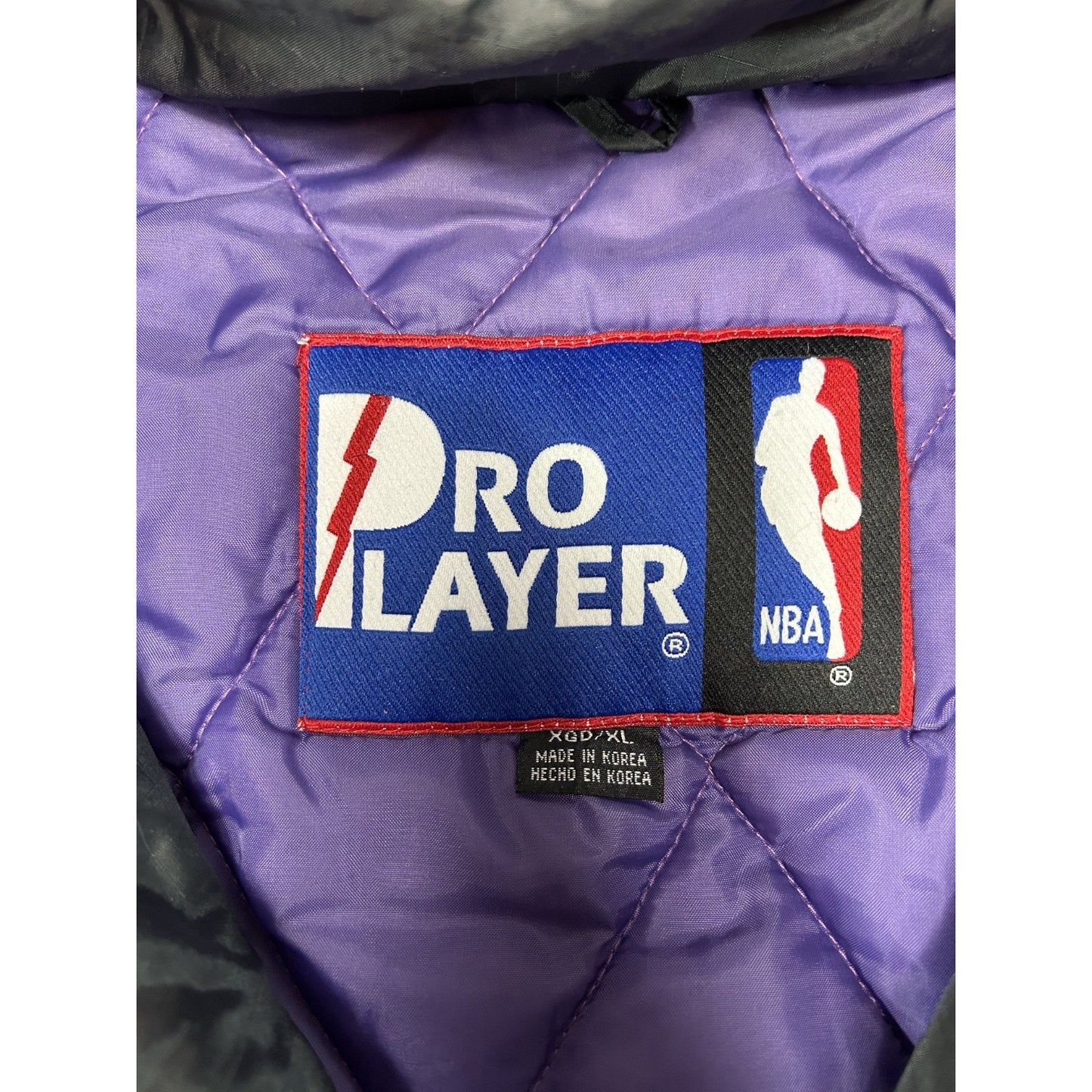 Vintage 90s Phoenix Suns NBA Insulated Full Zip Hooded Nylon Jacket Size XL