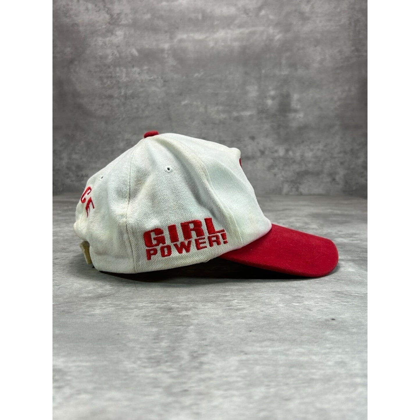 Vintage 90s Spice Girls Embroidered Logo Pop Music Snapback Hat OSFA
