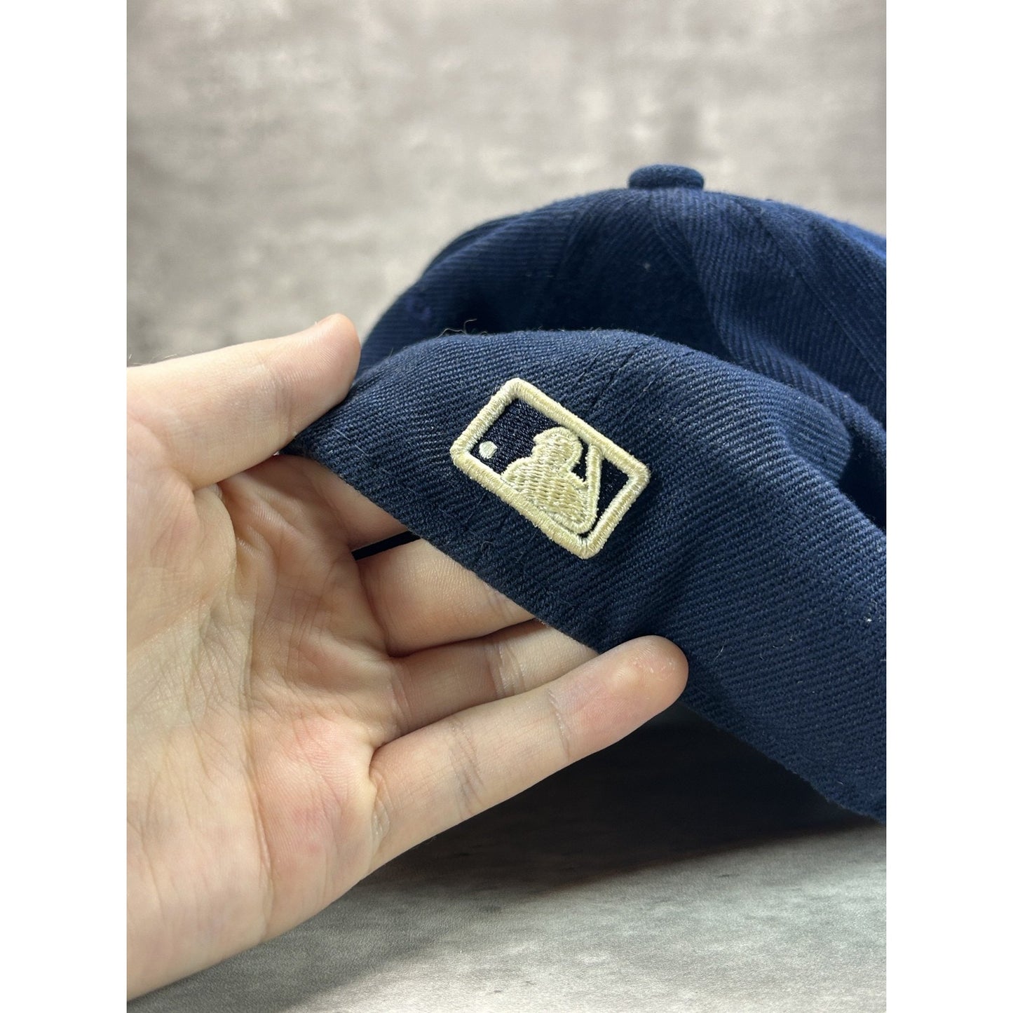 Detroit Tigers MLB Embroidered Logo Baseball Fitted Hat 7 3/8 Blue