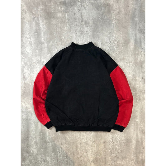 Vintage 90s Disney Mickey Mouse Embroidered Bomber Varsity Jacket Size XL