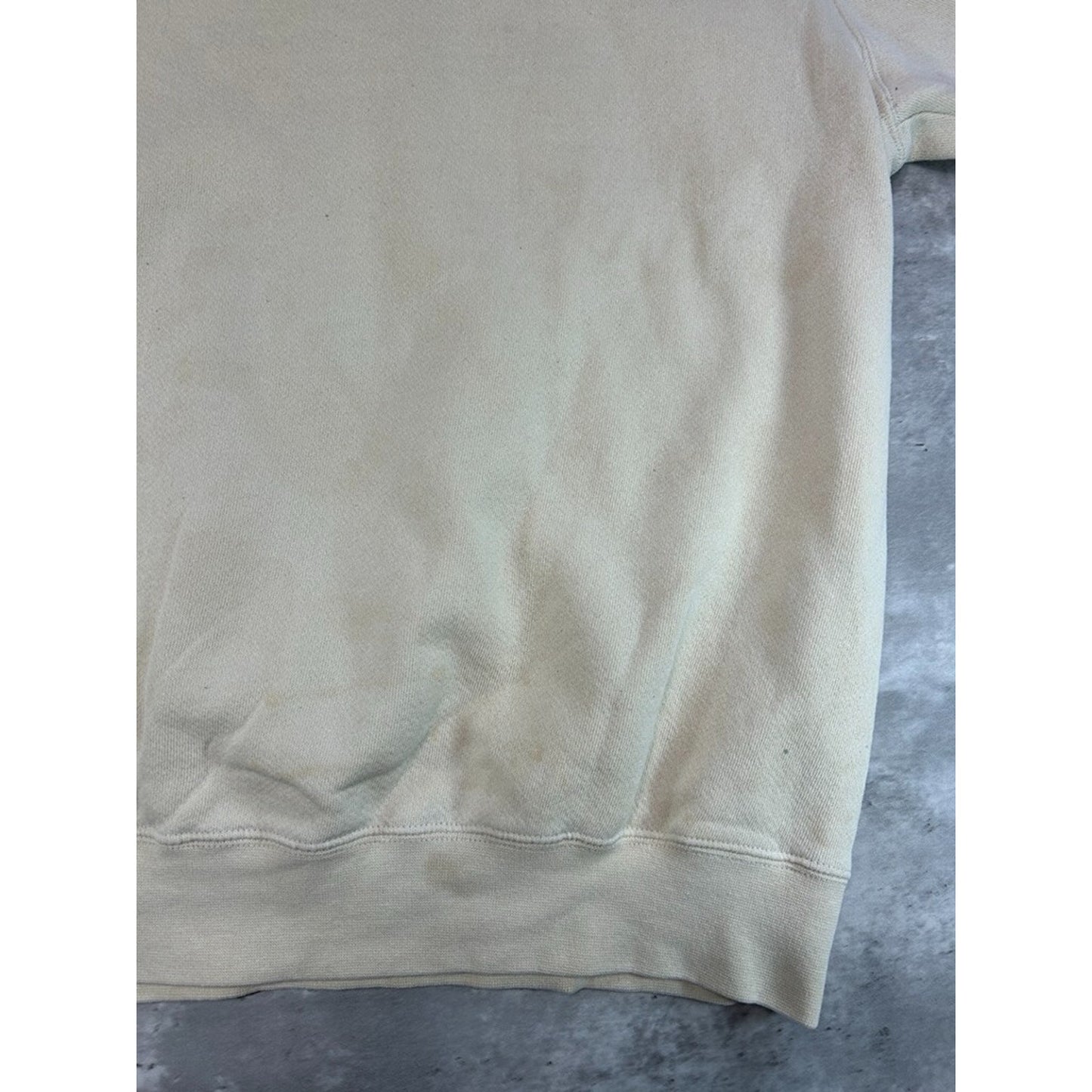 Vintage 2000s Nike Embroidered Mini Swoosh Earth Tone Sweatshirt Size XL Beige