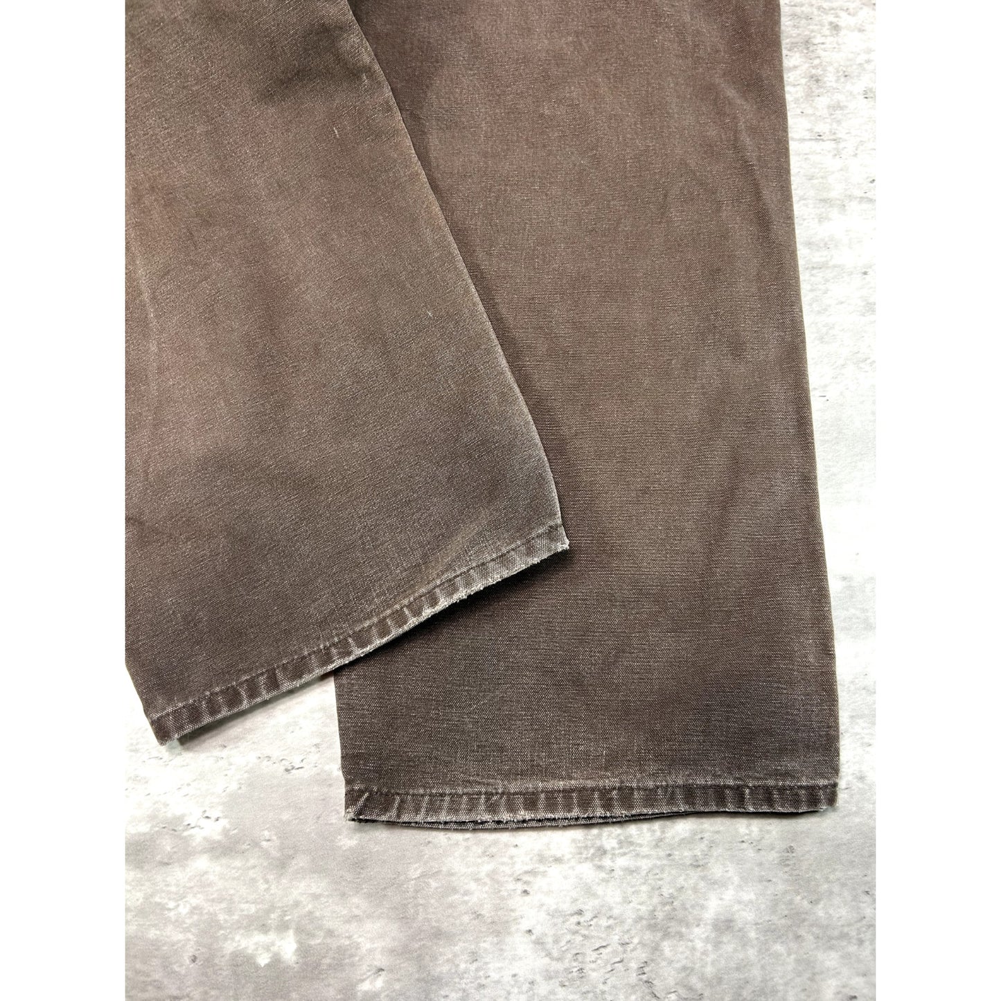 Vintage 90s Carhartt Original Dunagree Fit Canvas Work Wear Carpenter Pants Size 43W