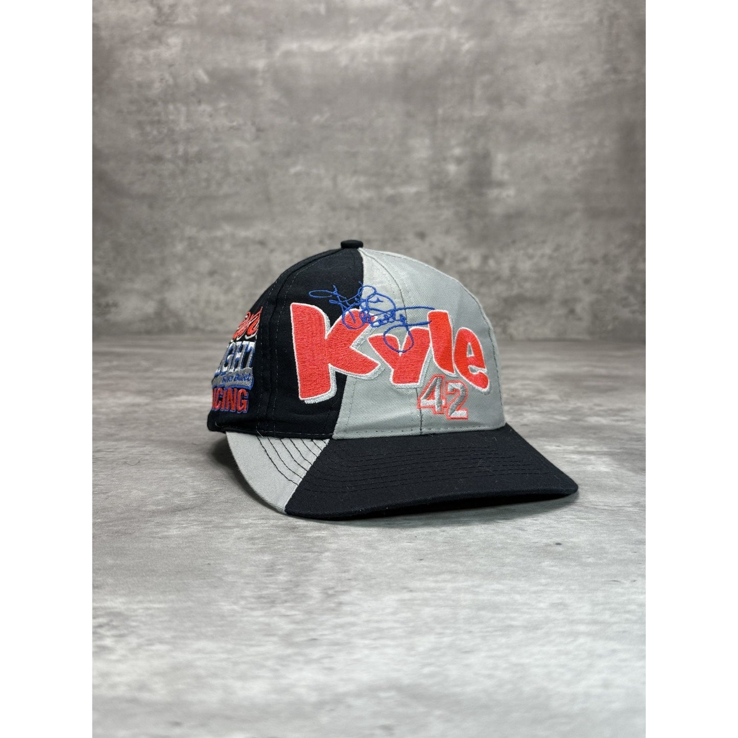 VTG 90s Kyle Petty #42 Coors Racing Nascar Embroidered Logo Snapback Hat OSFA