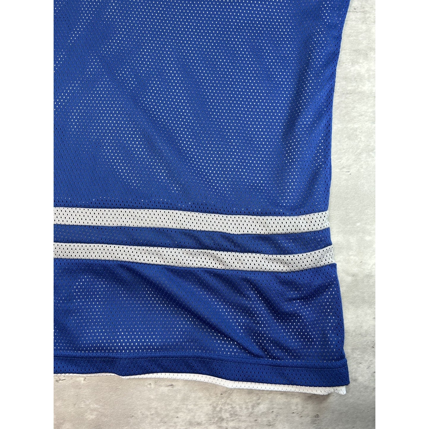 Vintage 90s Labatt Blue Pilsner Beer Promo Reversible Hockey Jersey Size Large