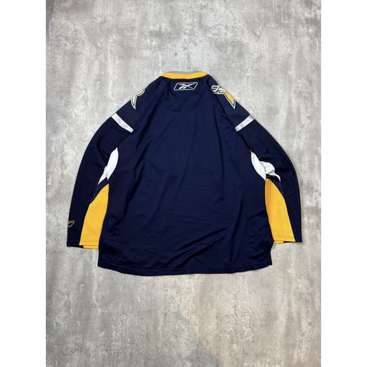 Vintage Buffalo Sabres NHL Stitched Reebok Hockey Jersey Size XXL Navy Blue