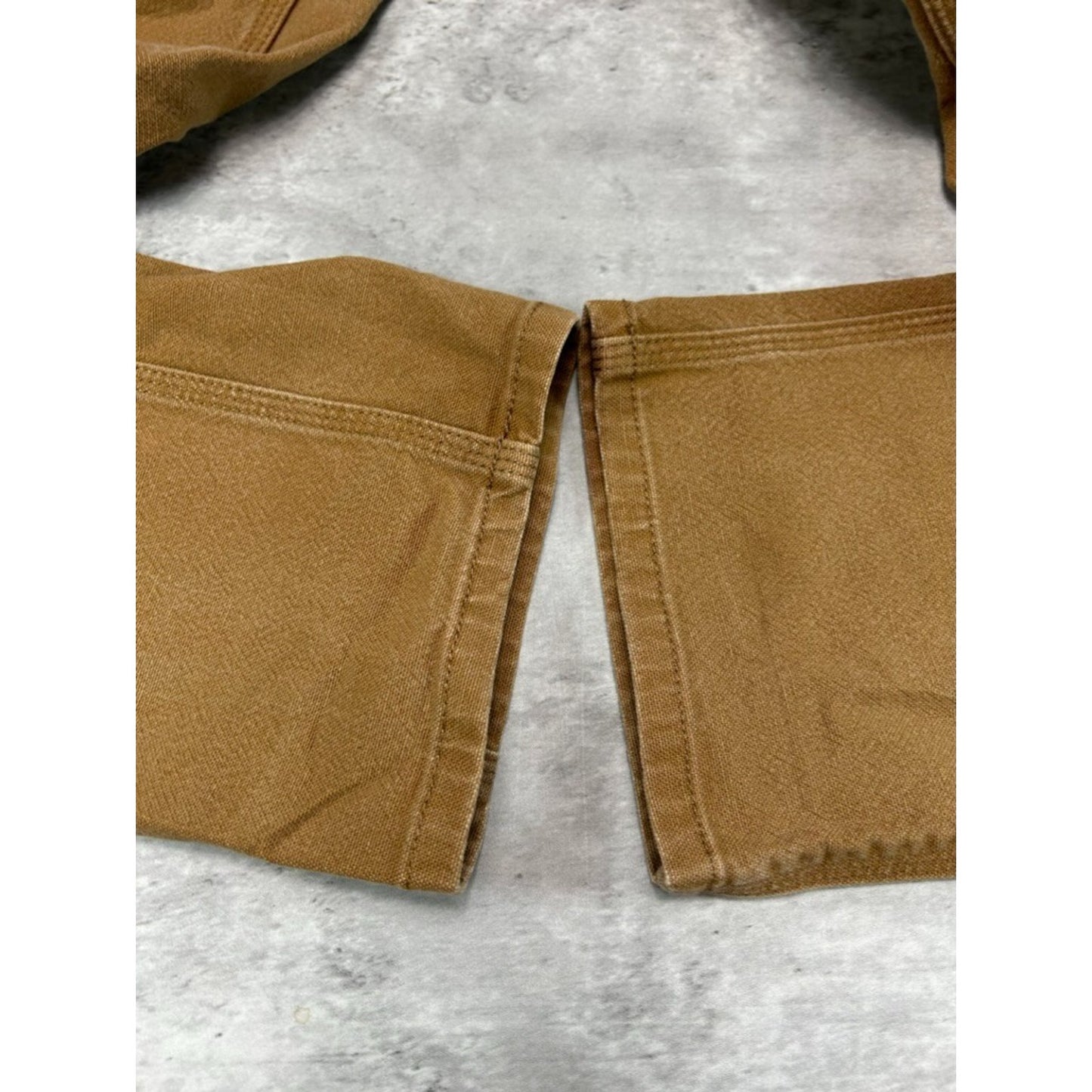 Carhartt Straight Fit Canvas Workwear Carpenter Pants Size 32 Beige