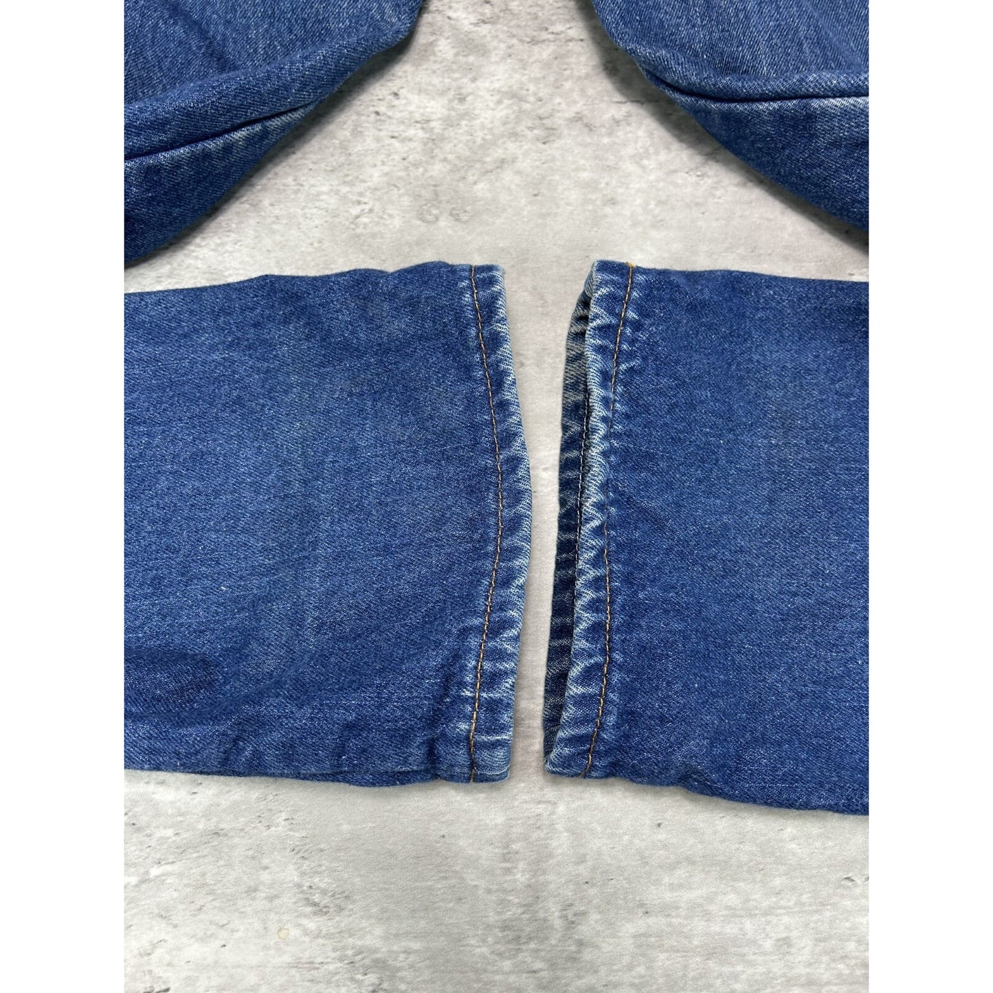 Vintage Dickies Dark Wash Denim Workwear Pants Size 33 Blue