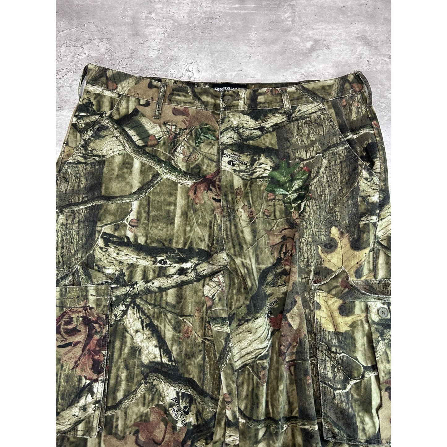Vintage Mossy Oak Break Up Tree Camo Hunting Cargo Pants Size 41