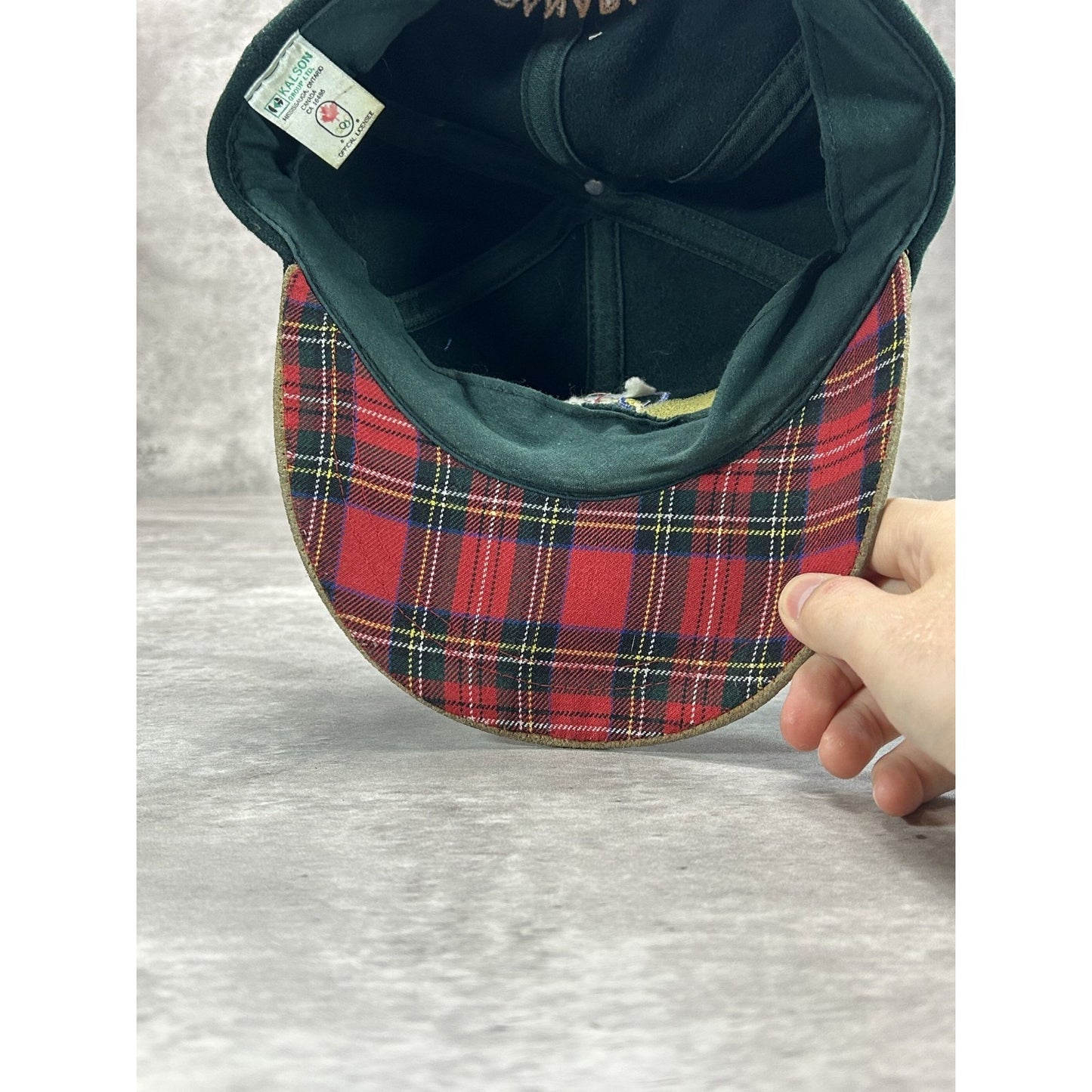 Vintage 1994 Lillehammer Olympics Embroidered Logo Strapback Hat OSFA Green