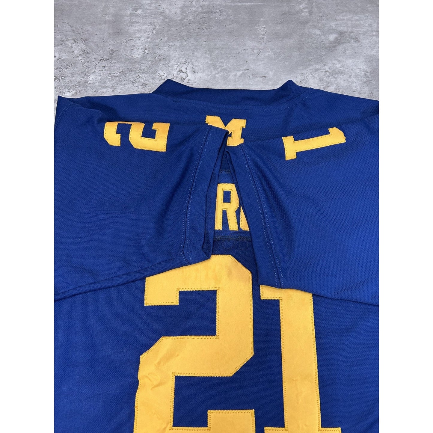 Jalen Carroll #21 Michigan Wolverines NCAA Adidas Football Jersey Size 2XL