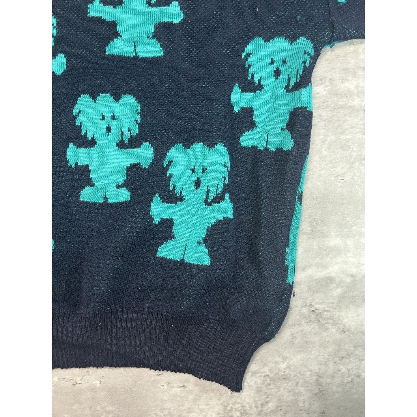Vintage 90s Jaction All Over Print Koala Pullover Knit Sweater Size Large