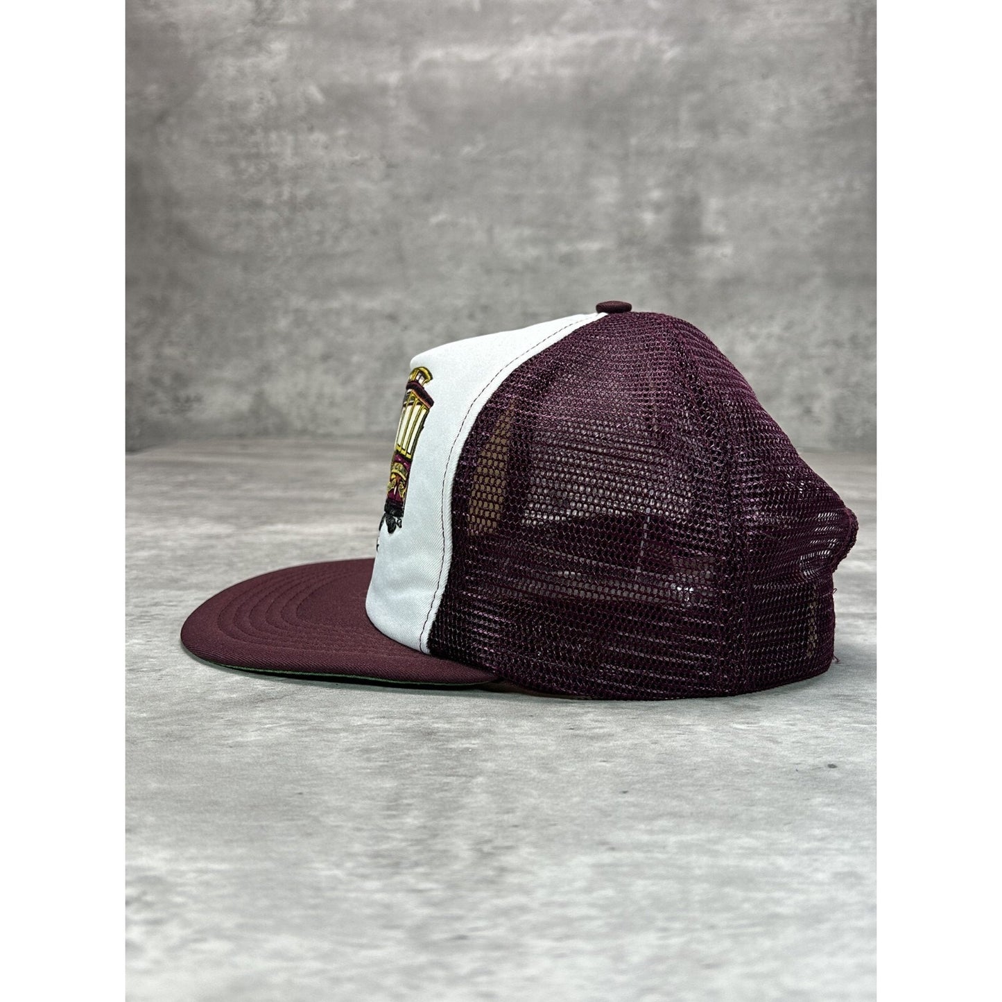 VTG 1983 San Francisco Train Car Graphic Destination Trucker Snapback Hat OSFA