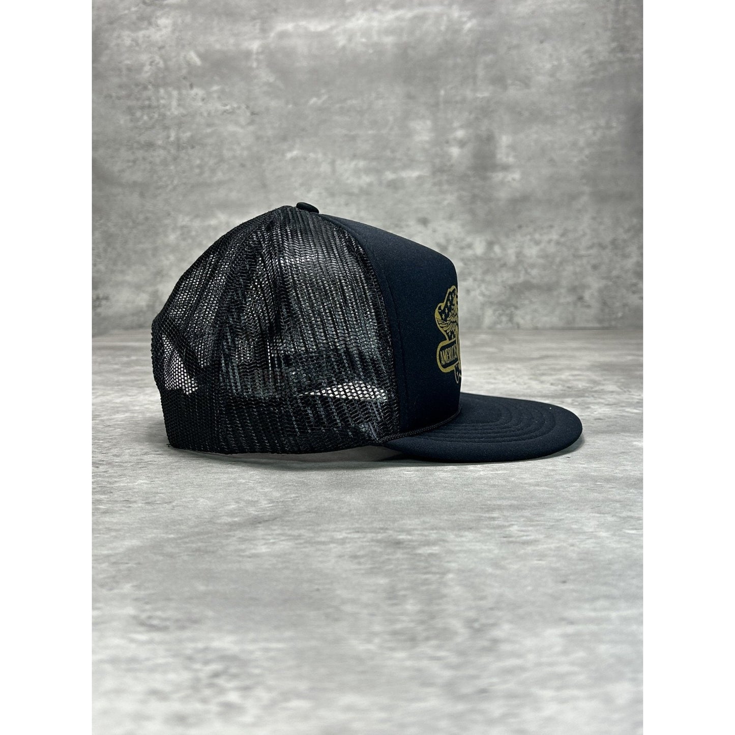 Vintage 80s/90s Q102 Americas WQMQ Music Radio Trucker Snapback Hat OSFA