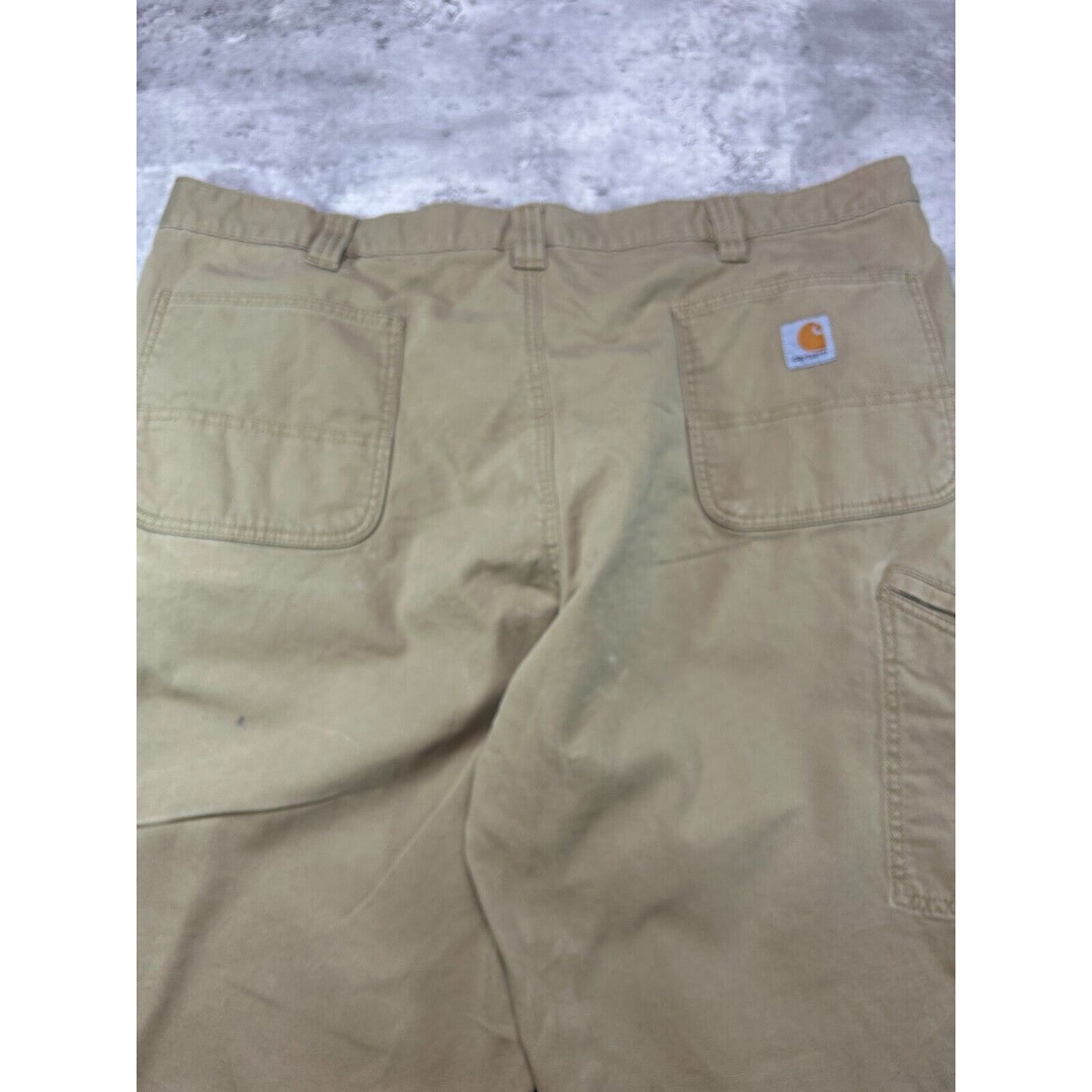 Carhartt Relaxed Fit Canvas Workwear Five Pocket Pants Size 44 Beige