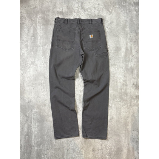 Vintage Carhartt Relaxed Fit Canvas Workwear Five Pocket Pants Size 33 Gray