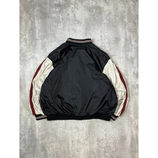 Vintage 90s Nike Embroidered Swoosh Reversible Bomber Jacket Size XL