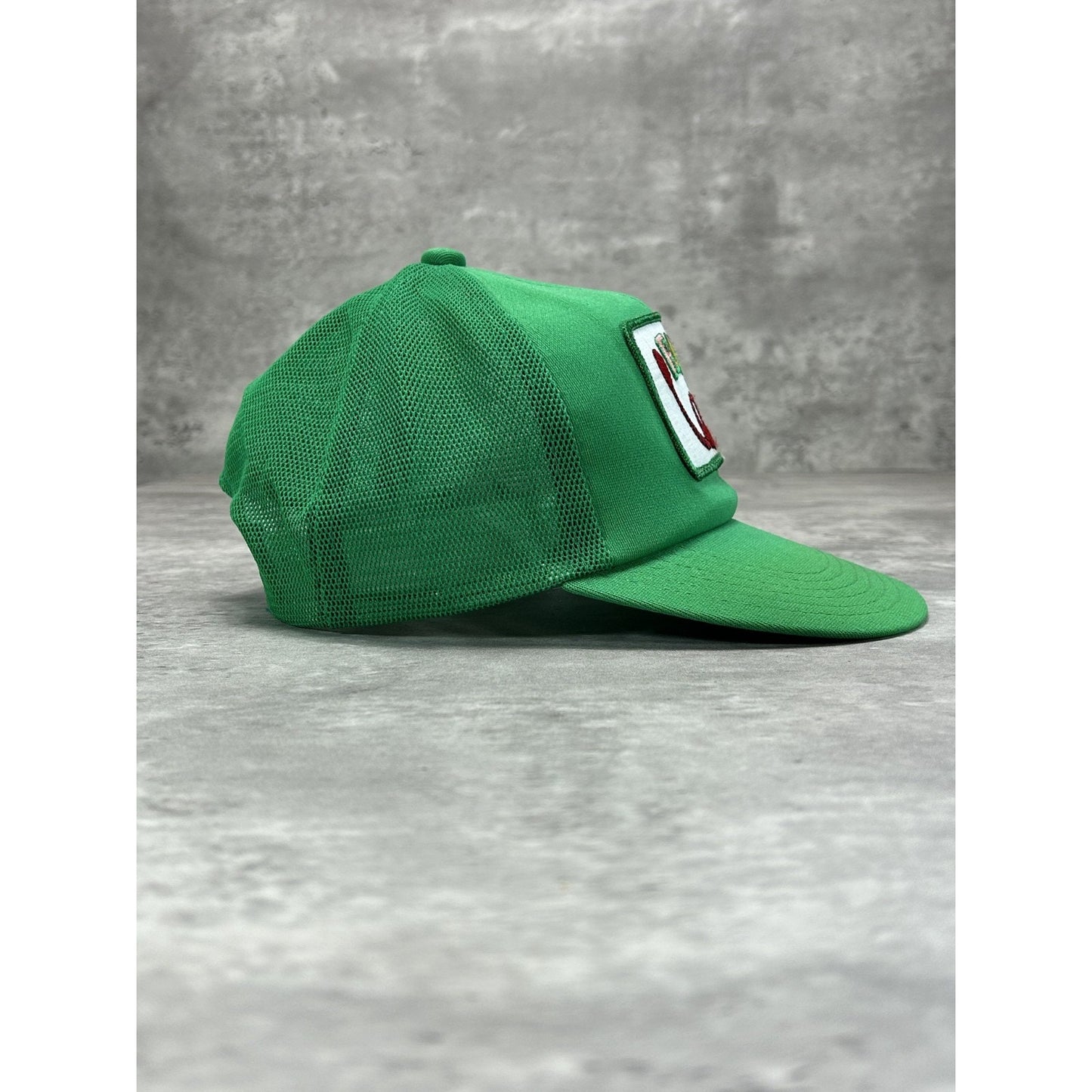 VTG 80s/90s Fliptail Lures Fishing Embroidered Patch Trucker Snapback Hat OSFA