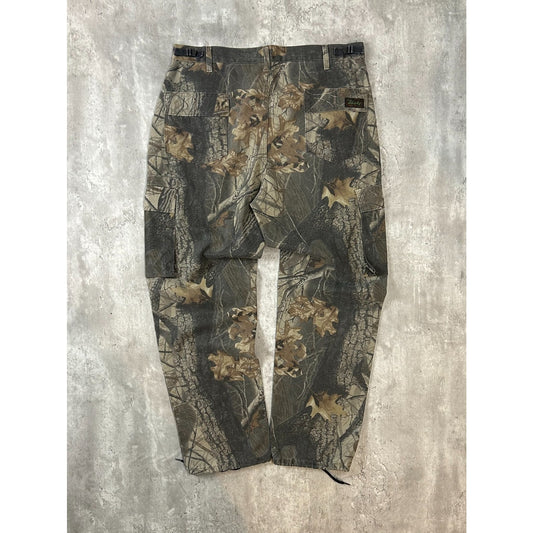 Vintage 90s Liberty Realtree Hardwoods Hunting Camo Cargo Pants Size 38