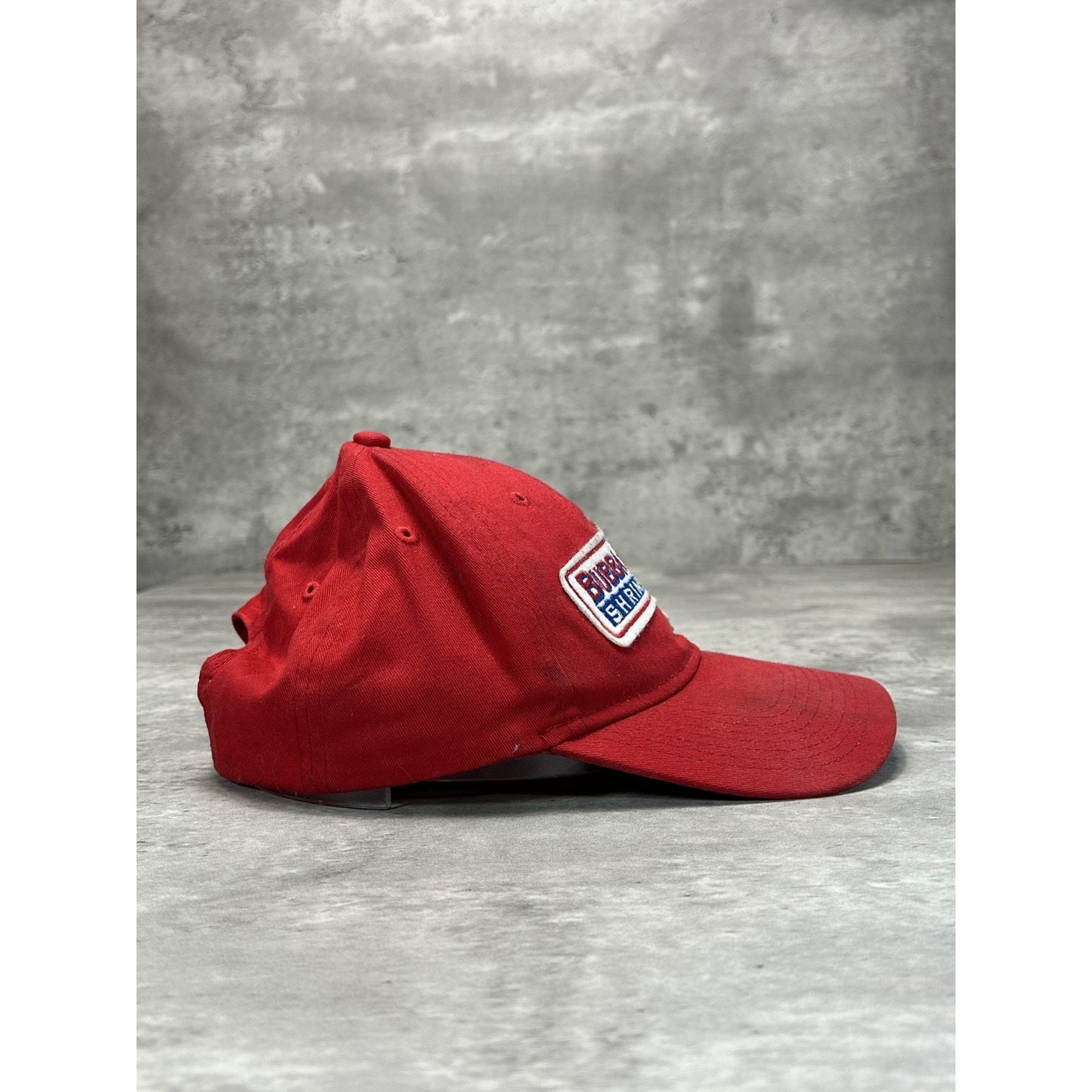 Vintage Bubba Gump Shrimp Embroidered Spellout Logo Snapback Hat OSFA