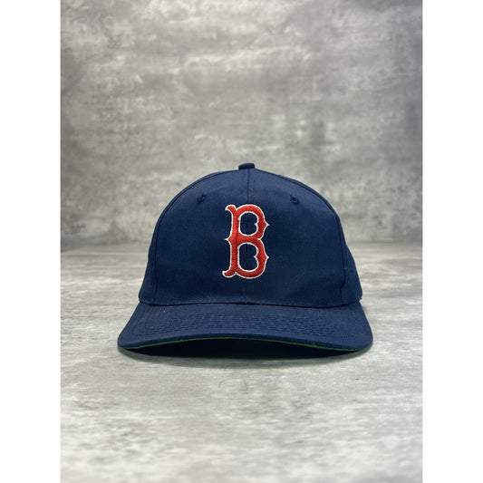 Vintage 90s Boston Red Sox MLB Embroidered Logo Baseball Snapback Hat OSFA