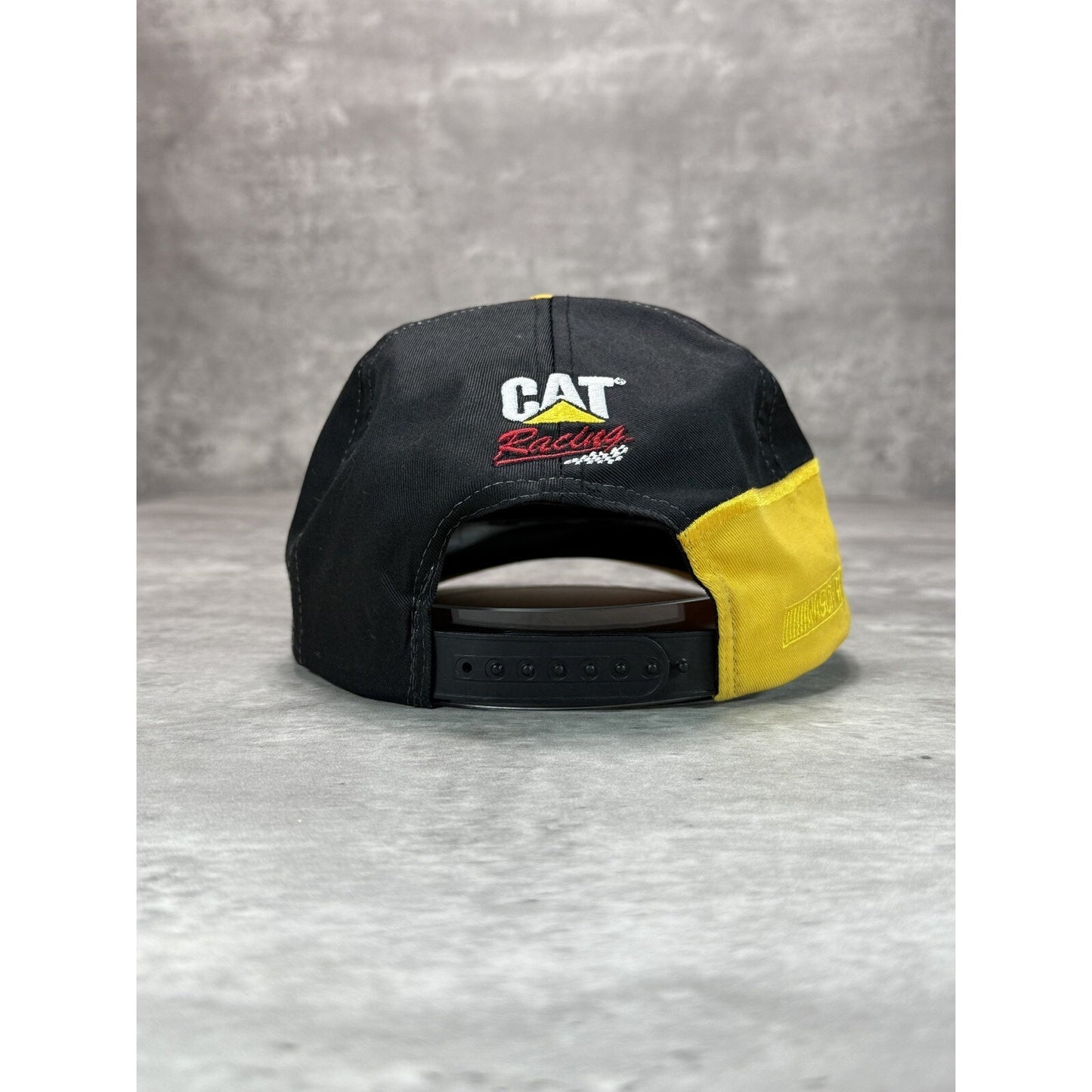 Vintage Ward Burton #22 Nascar CAT Racing Team Embroidered Snapback Hat OSFA