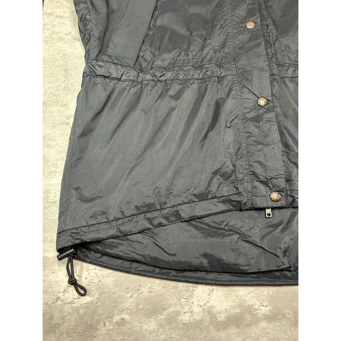 Vintage The North Face TNF Pit Zip Nylon Full Zip Ski Jacket Size Medium Black