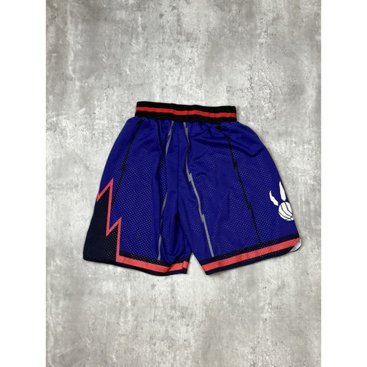 Vintage 2000s Toronto Raptors NBA Nike Team Nylon Basketball Shorts Size Small