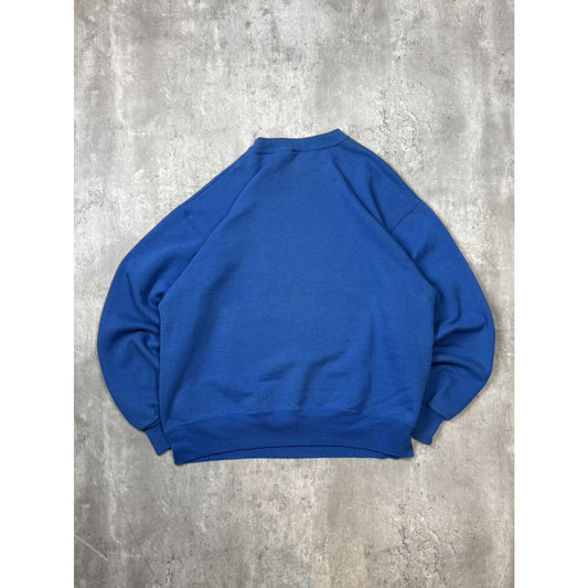 Vintage 90s New York Knicks NBA Graphic Spellout Basketball Sweatshirt Sz Large