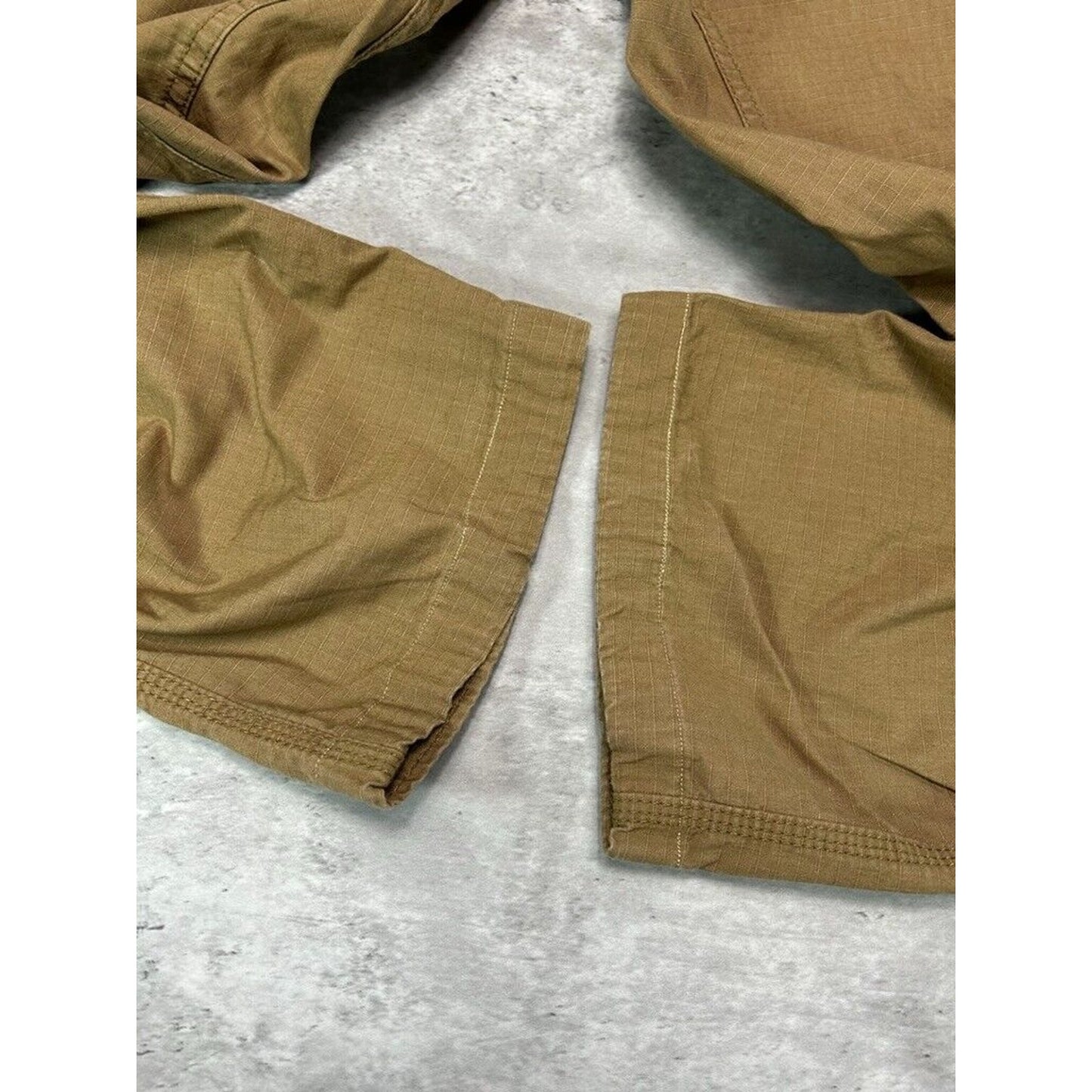 Carhartt Original Fit Ripstop Canvas Workwear Cargo Pants Size 37 Beige