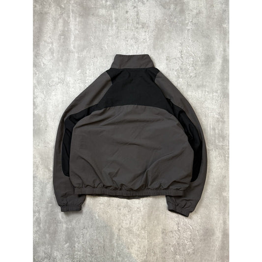 Vintage 2000s Nike Embroidered Swoosh Two Tone Nylon Windbreaker Jacket Sz Large