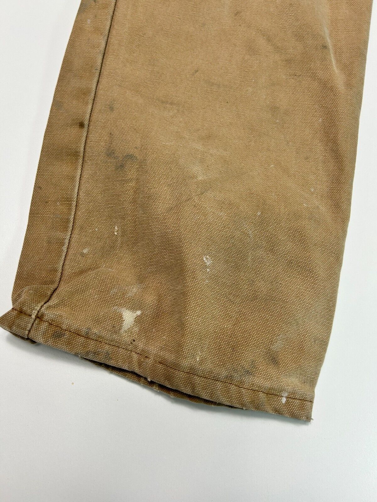 Vintage Dickies Canvas Work Wear Carpenter Pants Size 32W Beige