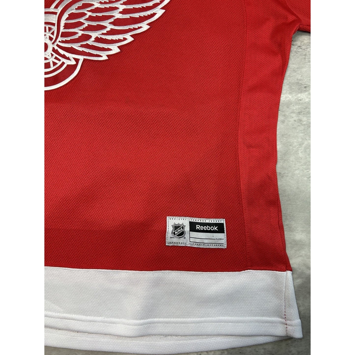 Vintage Womens Henrik Zetterberg #40 Detroit Red Wings NHL Jersey Size XL Red
