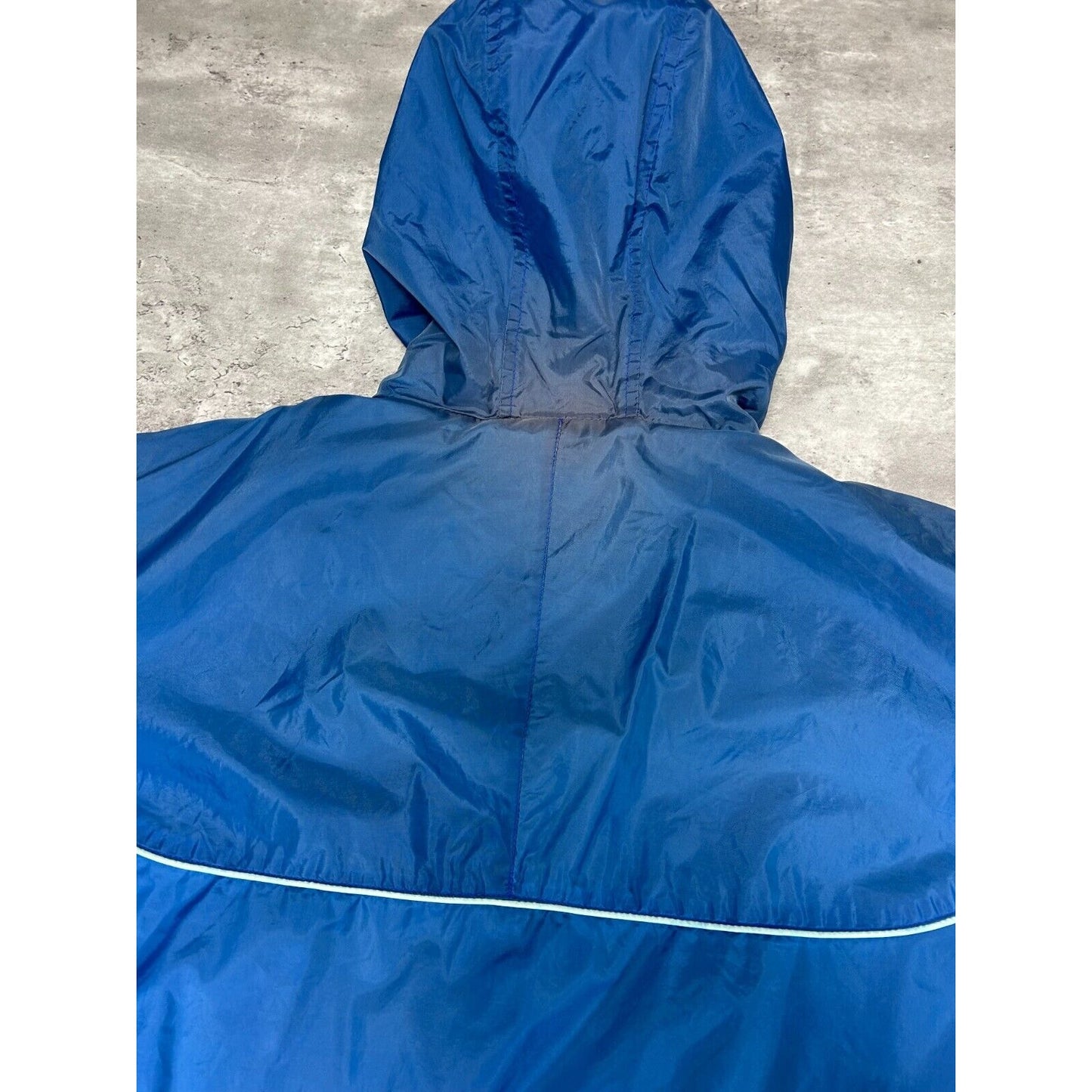 Vintage Indianapolis Colts NFL Fleece Lined Nylon Hooded Football Jacket Size XL