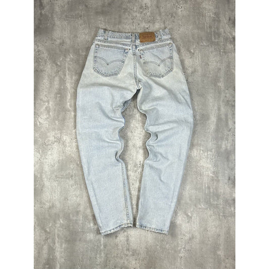 Vintage 90s Levis 550 Red Tab Relaxed Fit Light Wash Pants Size 30 Blue