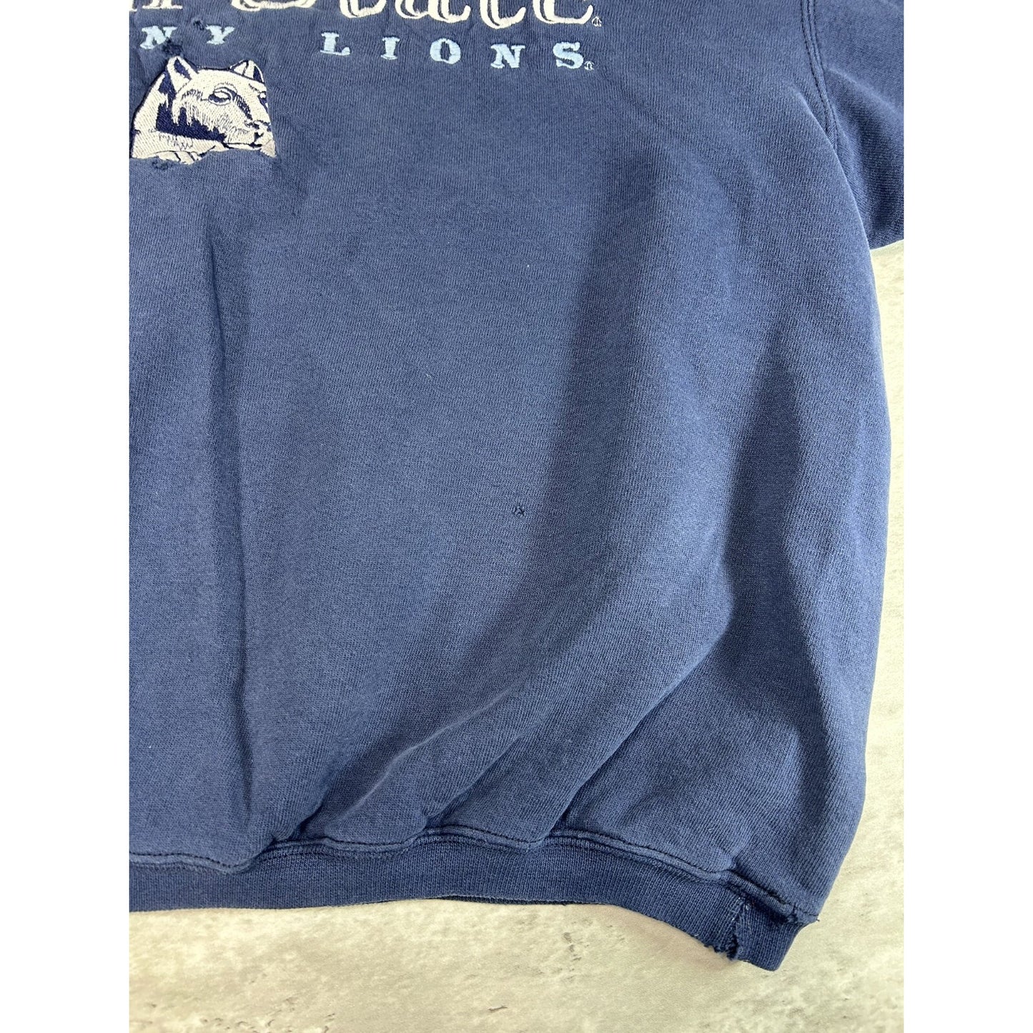 Vintage 90s Penn State Nittany Lions NCAA Embroidered Sweatshirt Size Large