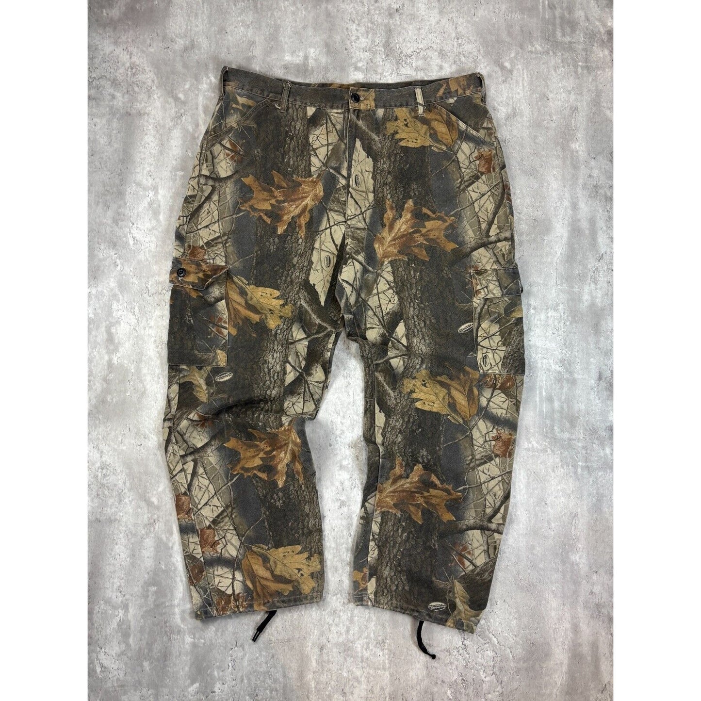 Vintage Real Tree Hardwoods Hunting Camo Cargo Pants Size 42