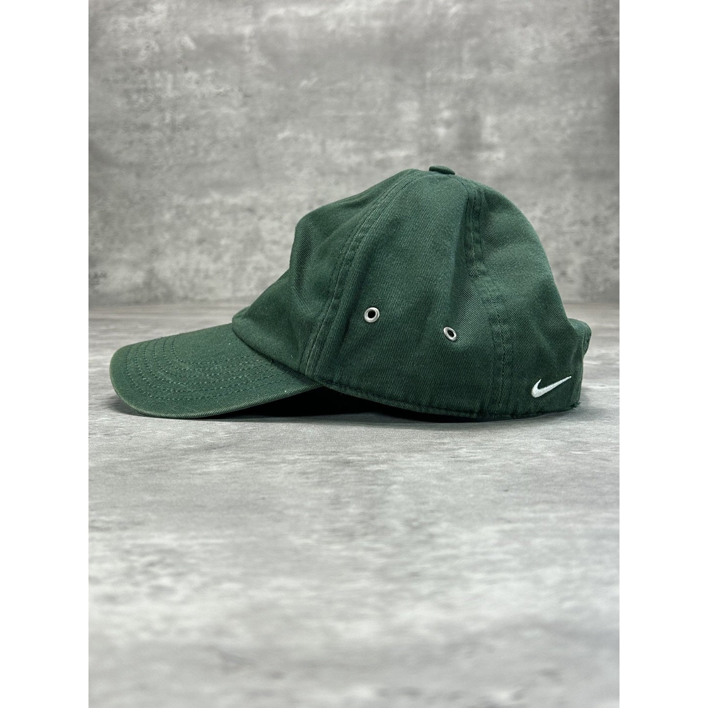 Vintage Michigan State Spartans NCAA Embroidered Logo Strapback Hat OSFA Green