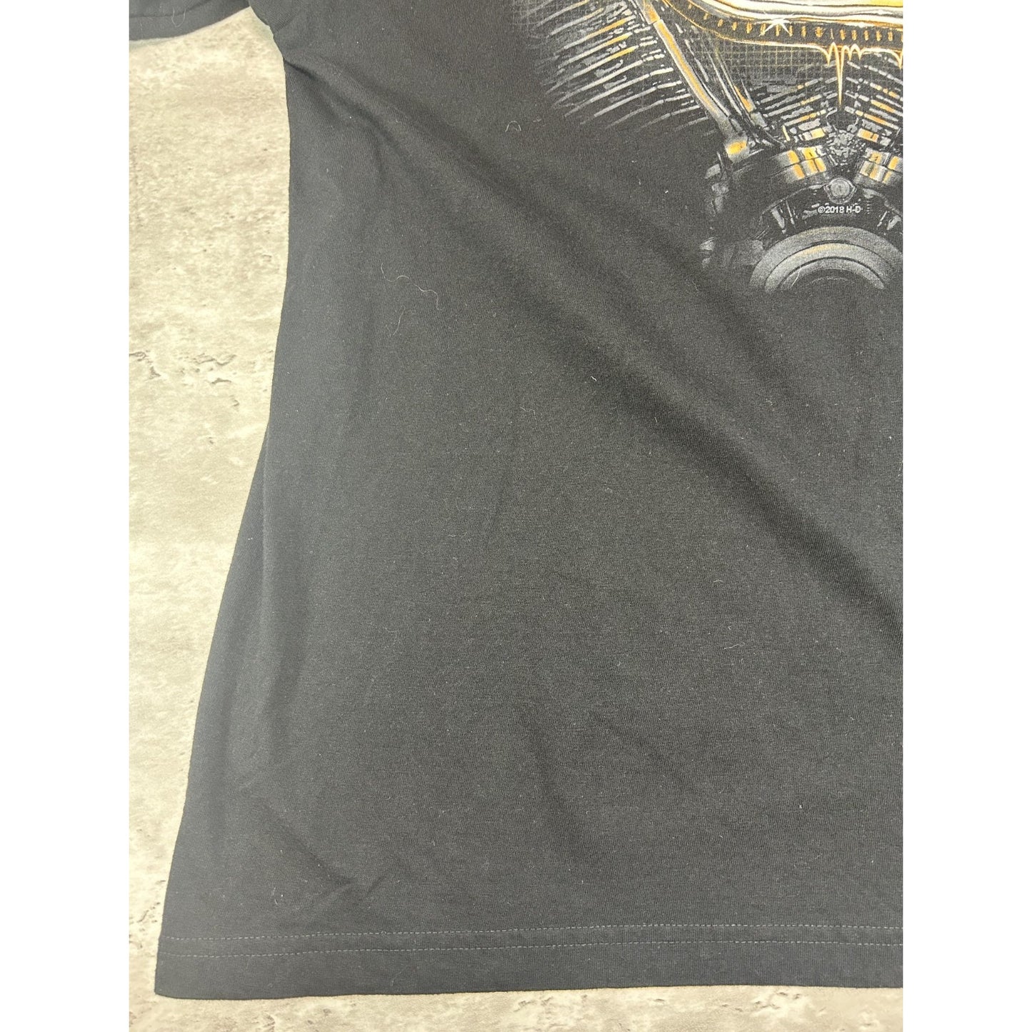 Harley Davidson Motorcycles Screaming Eagle Engine Graphic T-Shirt Size Large