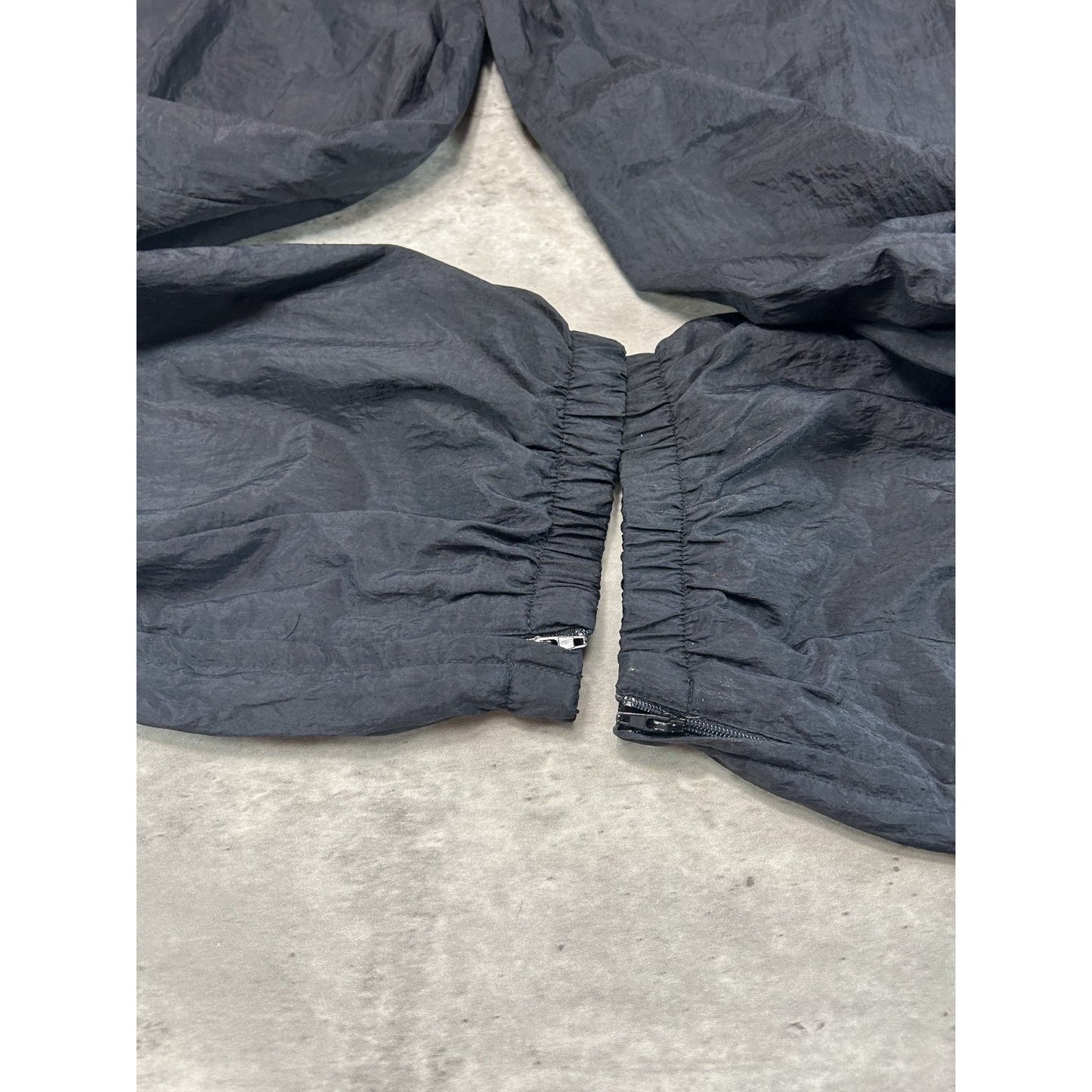 Vintage 80s/90s Nike Embroidered Tonal Logo Nylon Track Pants Size XXL