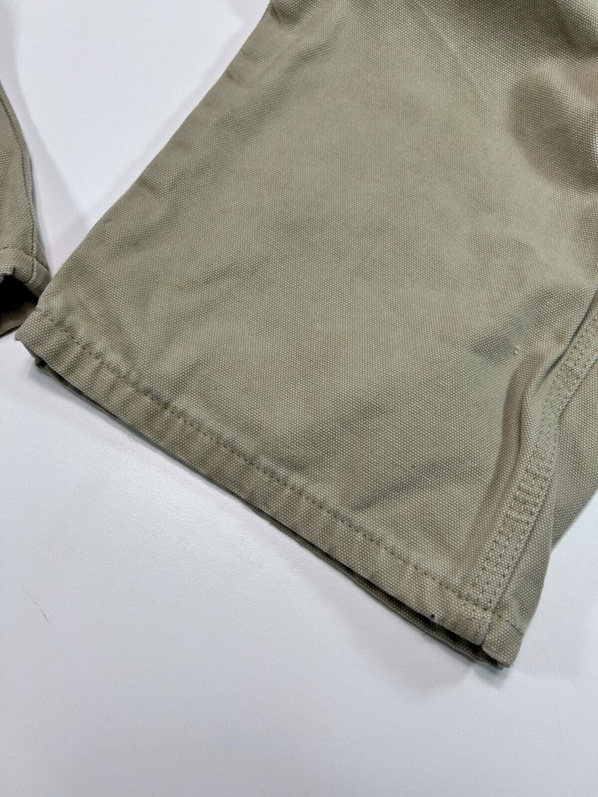 Vintage Dickies Canvas Work Wear Carpenter Pants Size 37W Tan