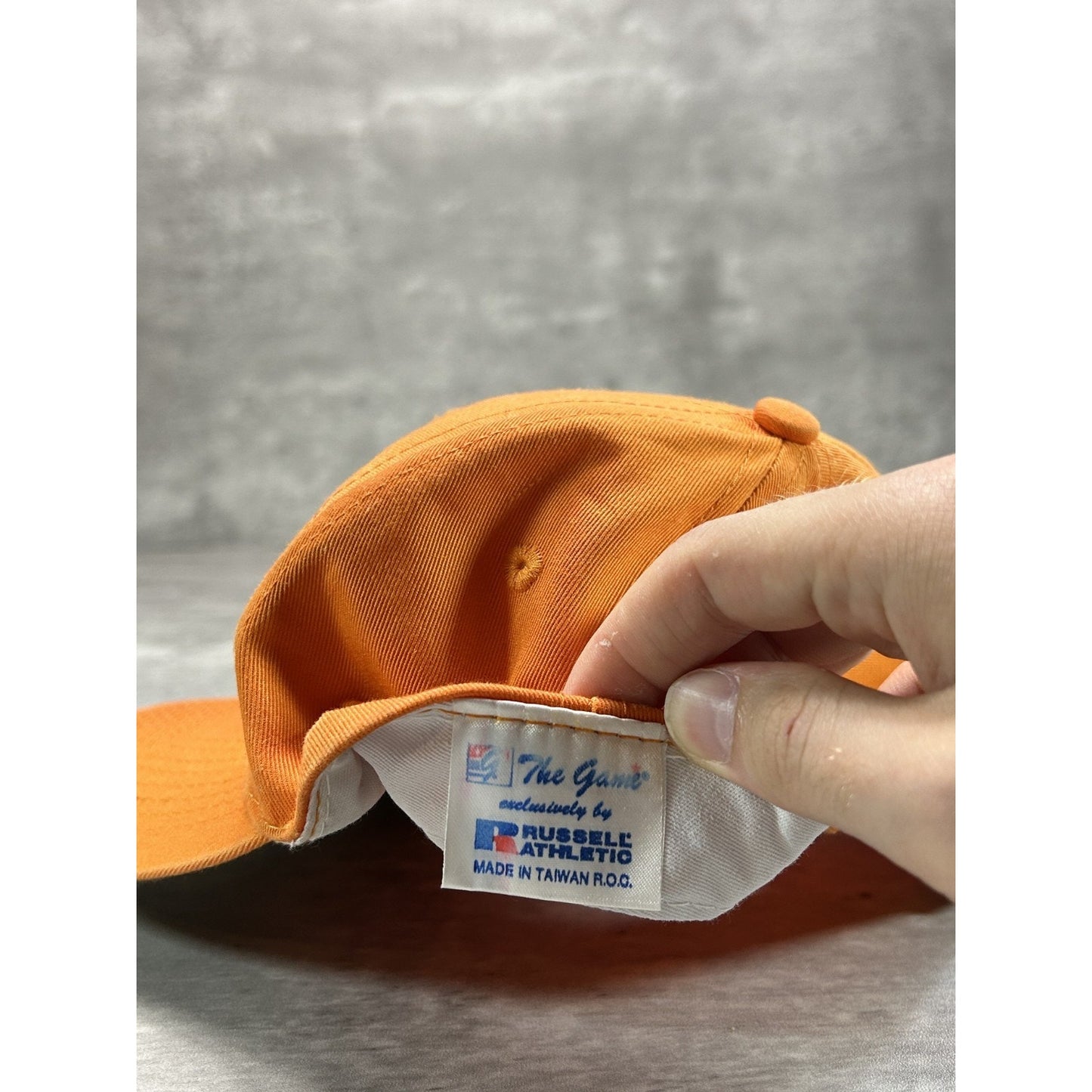 Vintage 90s Clemson Tigers Lacrosse NCAA Embroidered Spellout Snapback Hat OSFA