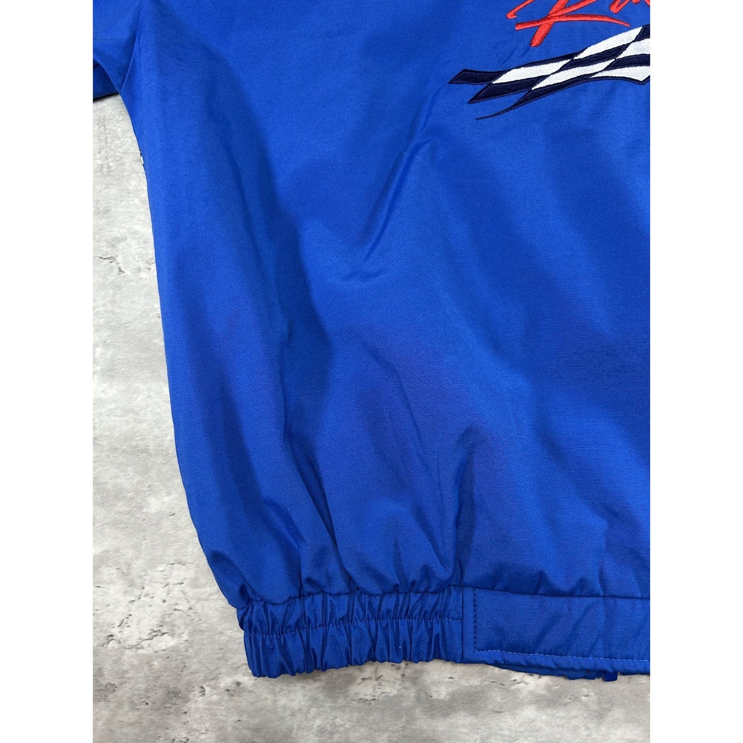 Vintage 90s Napa Racing Embroidered Full Zip Nylon Nascar Jacket Size Large