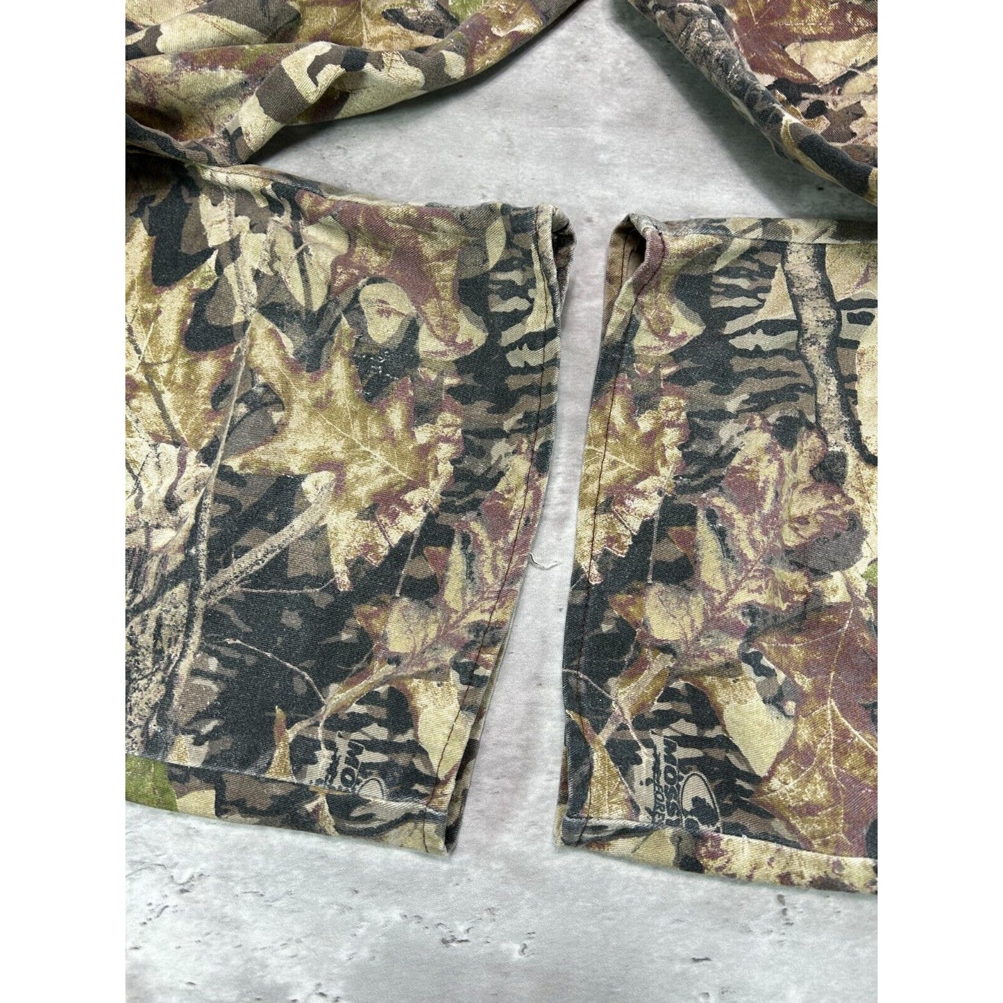 Vintage Jerzees Mossy Oak Forest Floor Camo Cargo Hunting Pants Size 41
