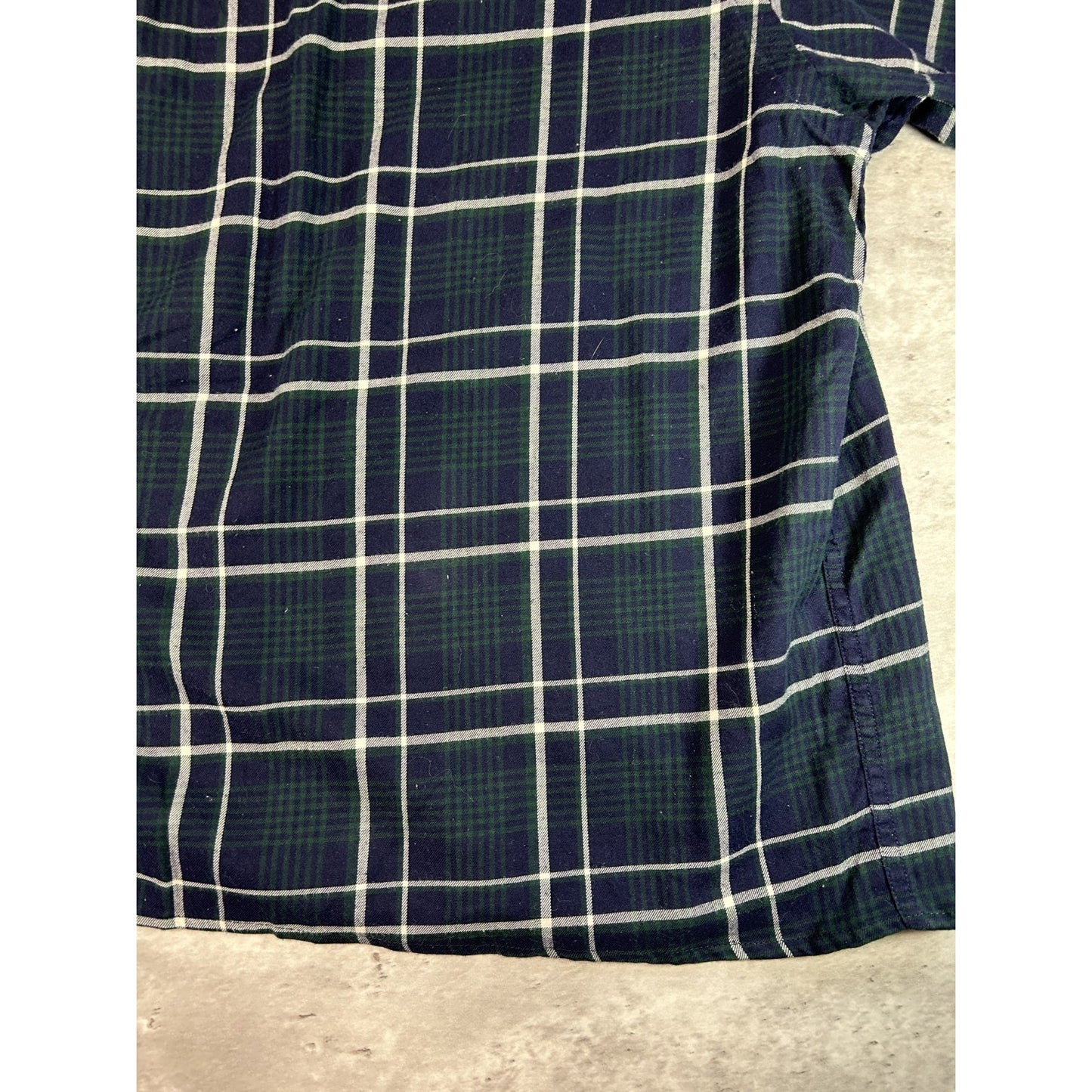 VTG Polo Ralph Lauren Plaid Reworked Cropped Long Sleeve Button Up Shirt Sz XXL